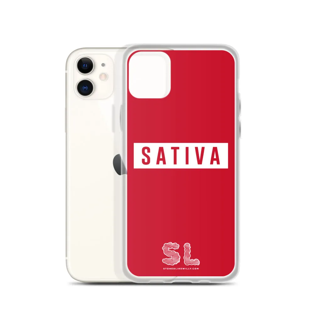 RED SATIVA iPhone Case