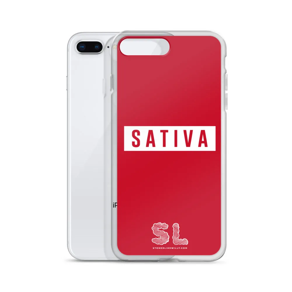 RED SATIVA iPhone Case