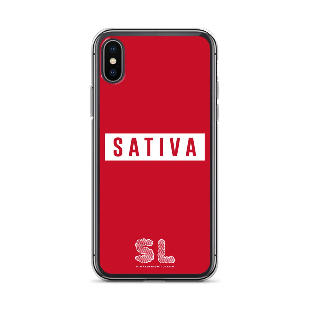 RED SATIVA iPhone Case