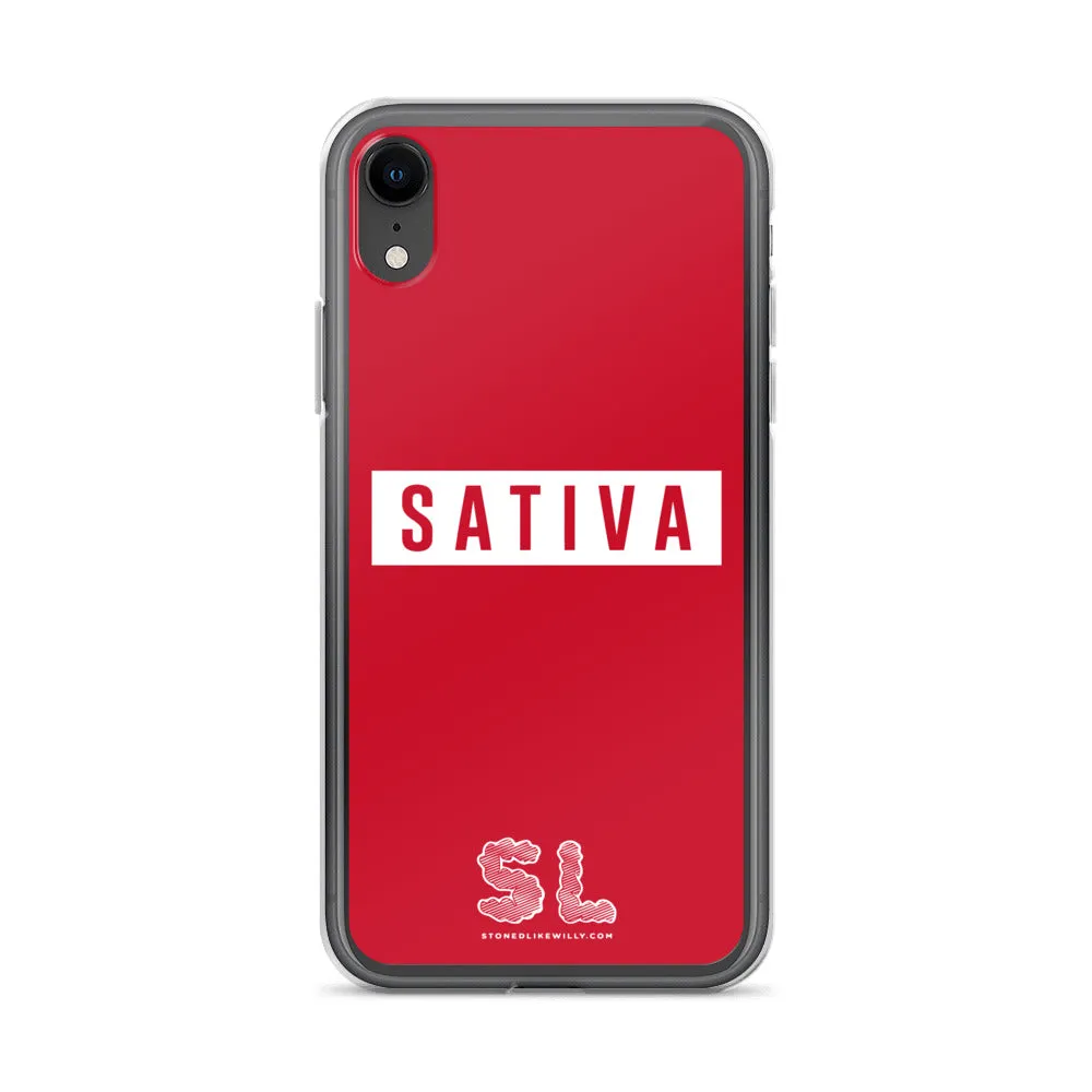 RED SATIVA iPhone Case