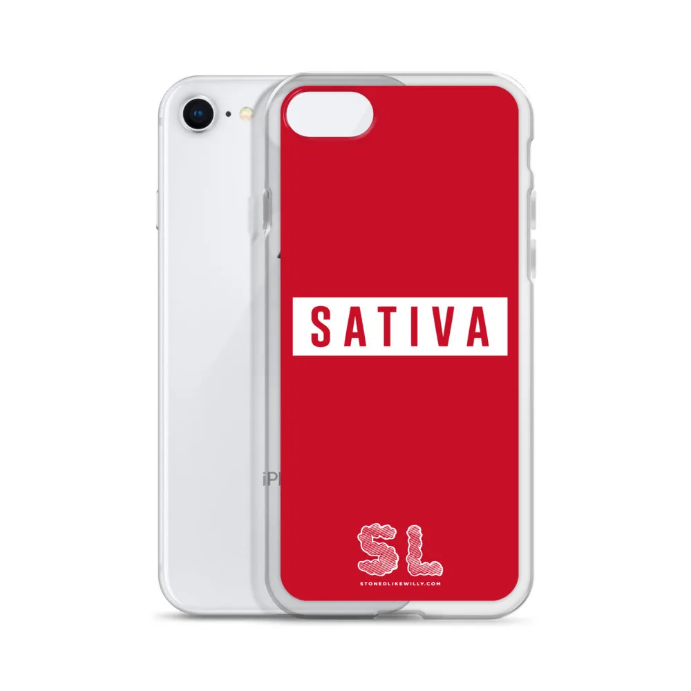 RED SATIVA iPhone Case