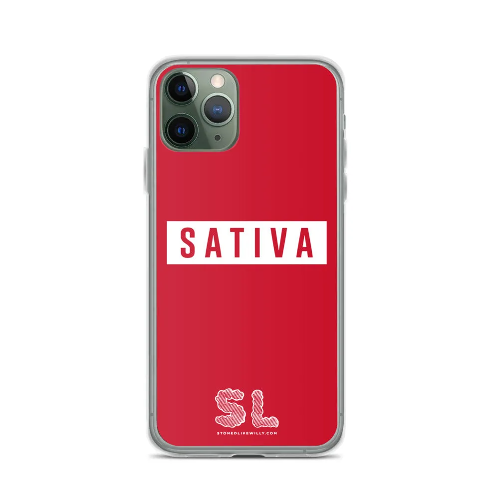 RED SATIVA iPhone Case