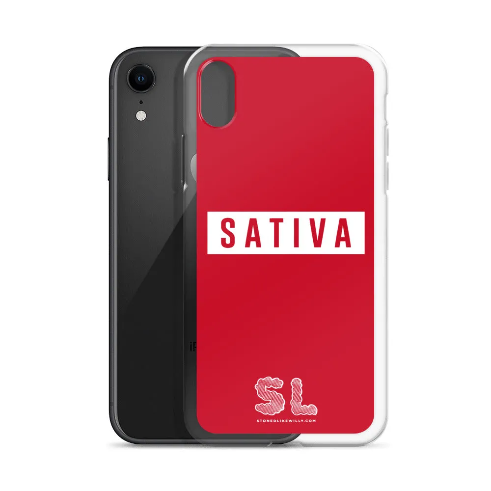 RED SATIVA iPhone Case