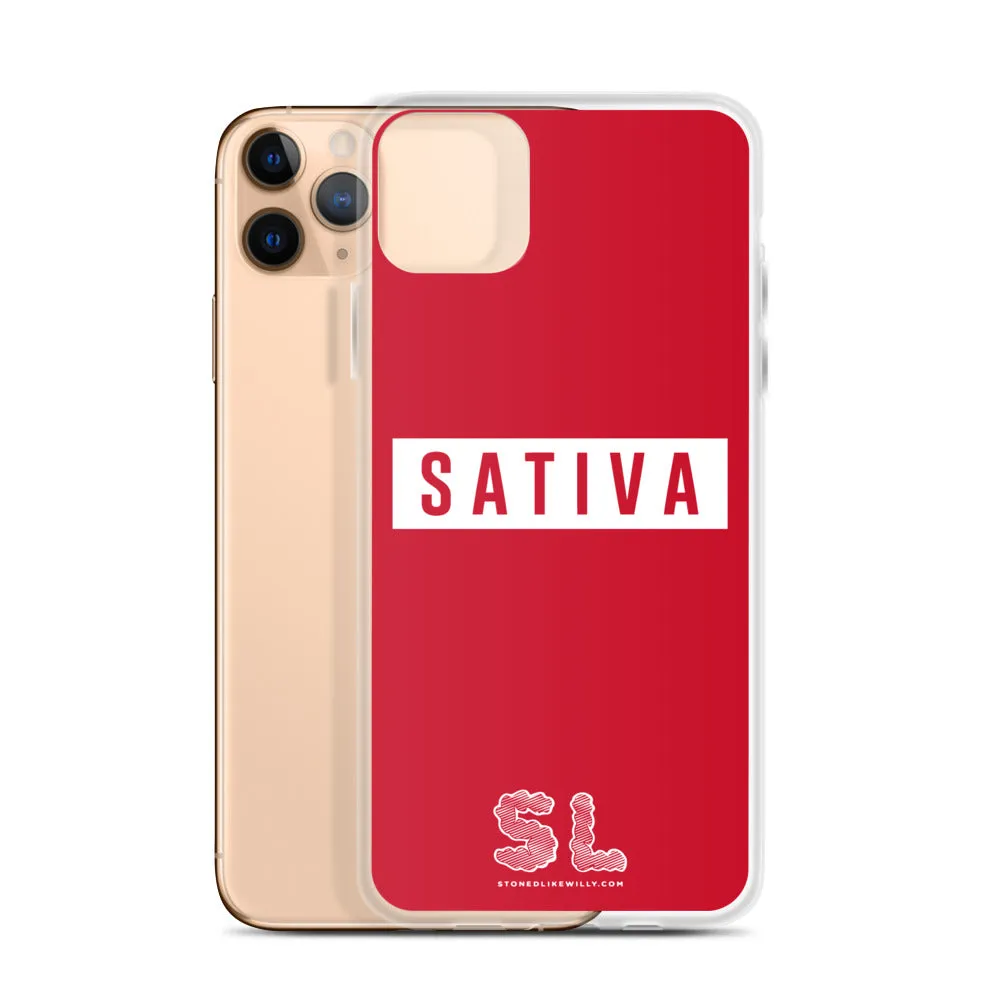 RED SATIVA iPhone Case
