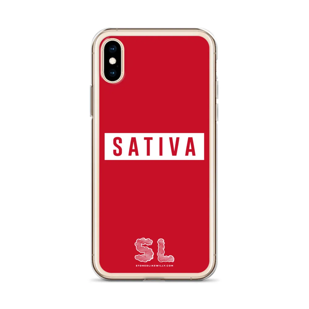 RED SATIVA iPhone Case