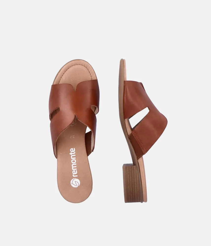Remonte Stylish Brown Slip On Sandal