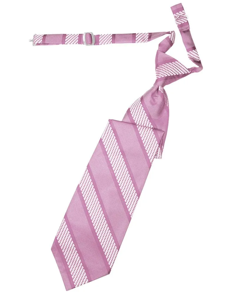 Rose Venetian Stripe Necktie