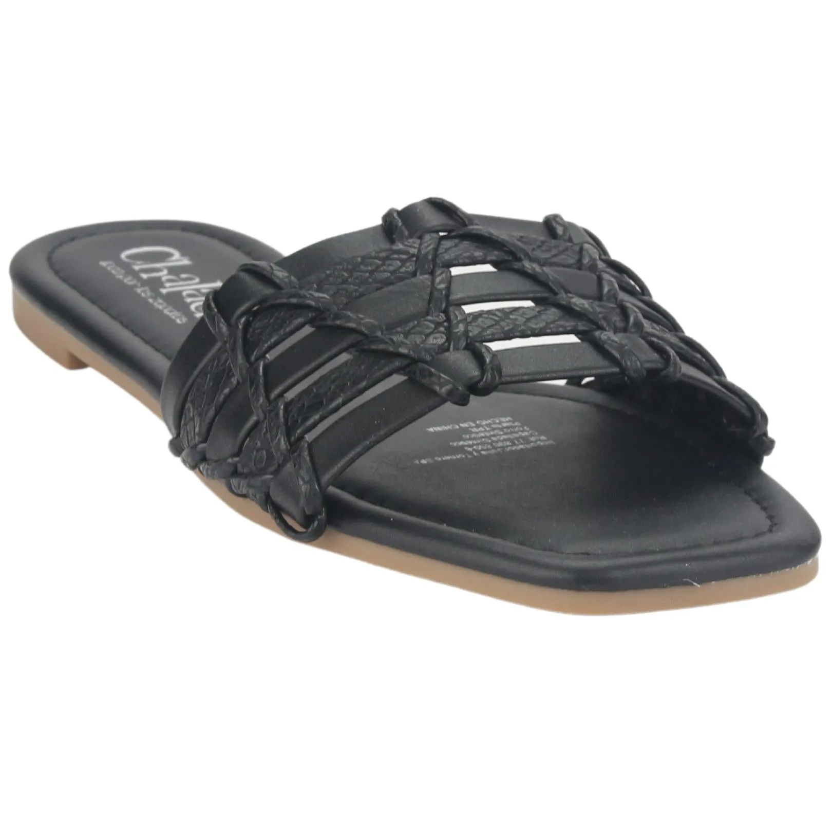 Sandalia Chalada Mujer Grillo-1 Negro Casual
