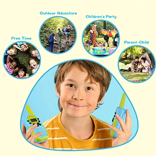 Selieve Toys for 3-12 Year Old Boys, Walkie Talkies for Kids 22 Channels 2 Way Radio Toy with Backlit LCD Flashlight, 3 Miles Range for Outside, Camping, Hiking