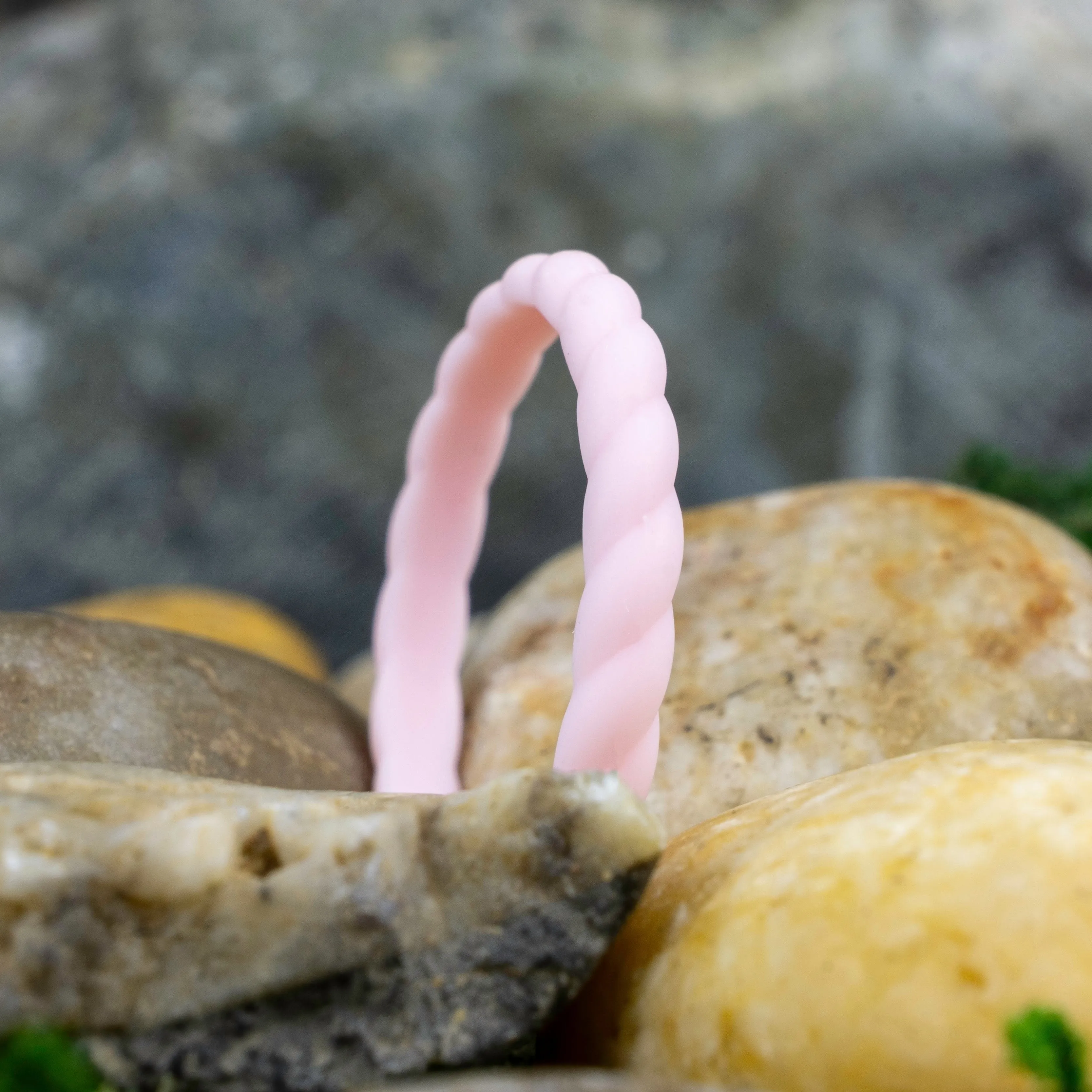 Silicone Pink Rope Activity Band - 2mm