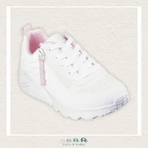 Skechers Uno Lite- Easy Zip White