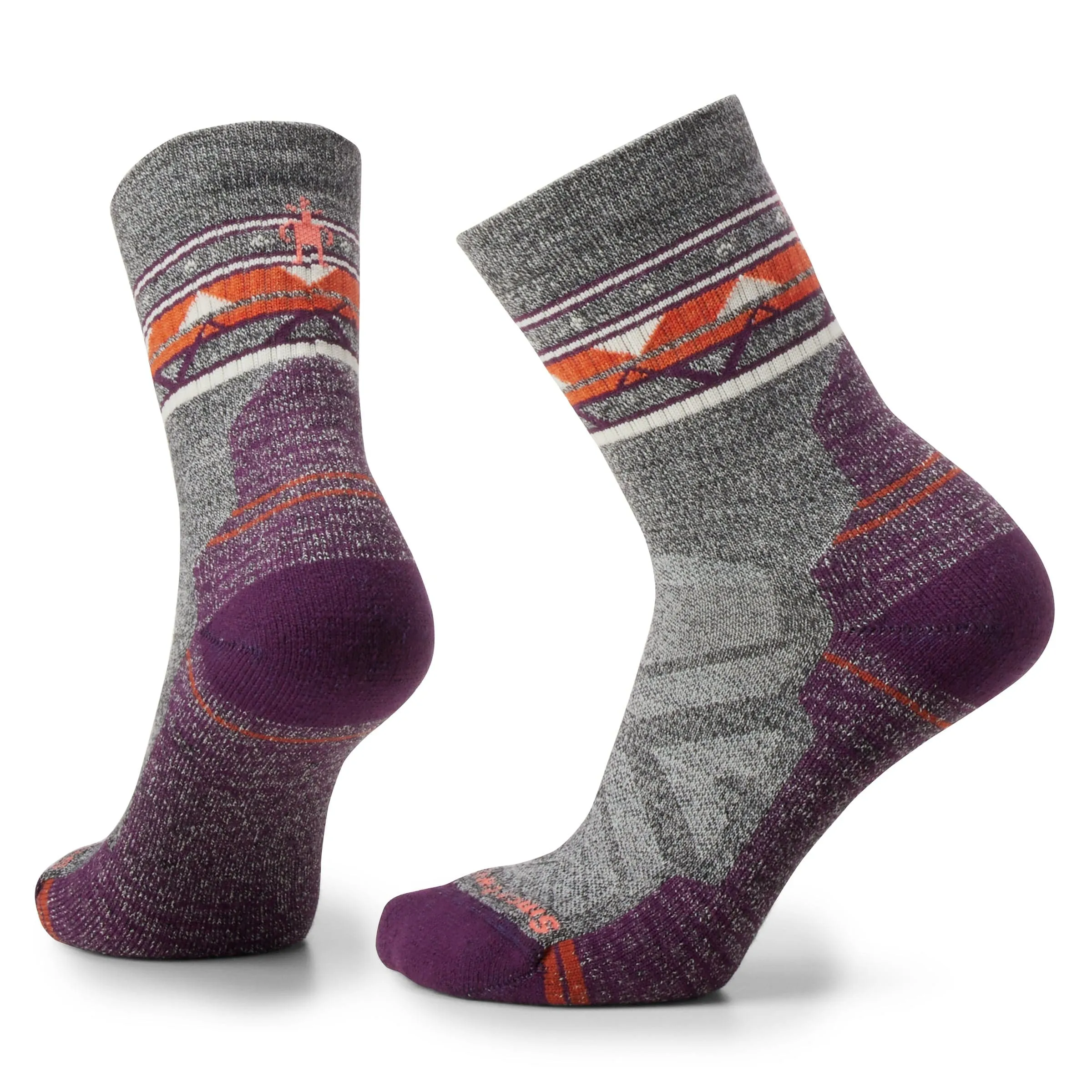 Smartwool Womens Hike Zig Zag Valley Mid Crew Socks