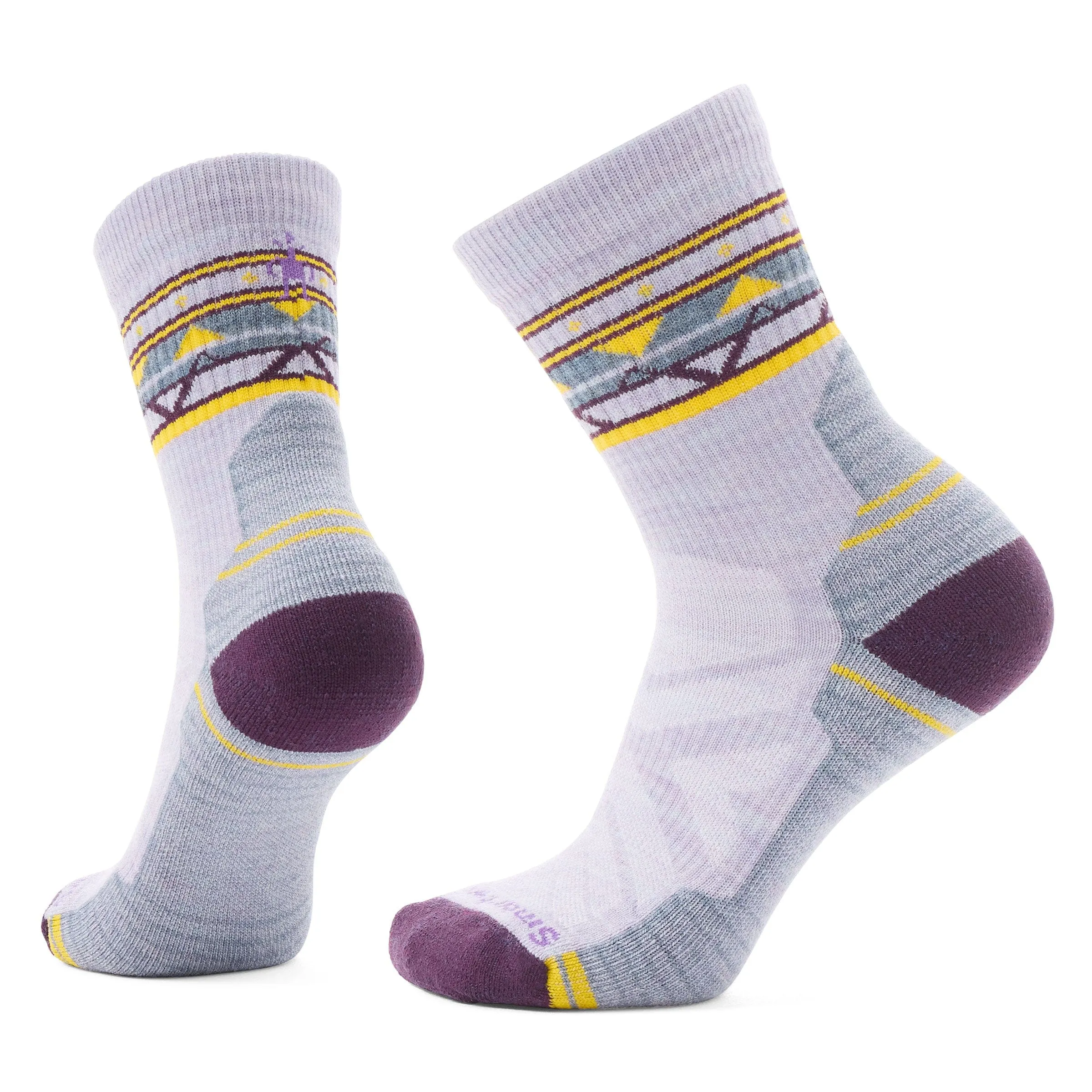 Smartwool Womens Hike Zig Zag Valley Mid Crew Socks
