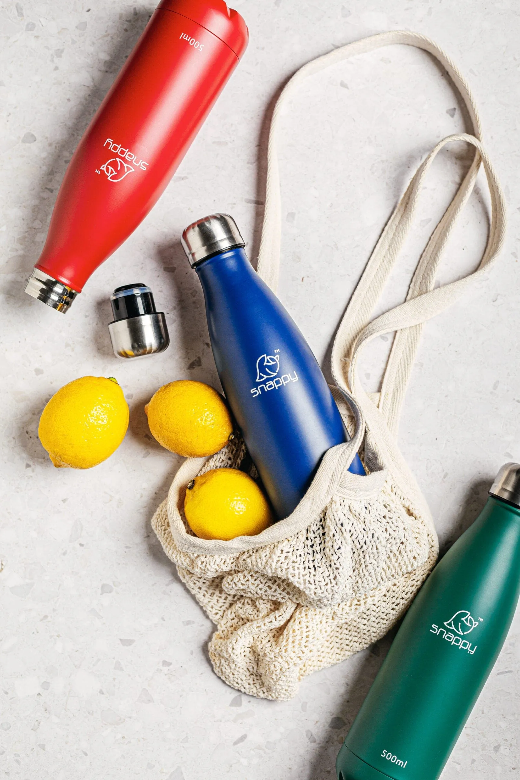 Snappy Stainless Steel Vacuum Bottle 500ml Emerald SN-VAC500E