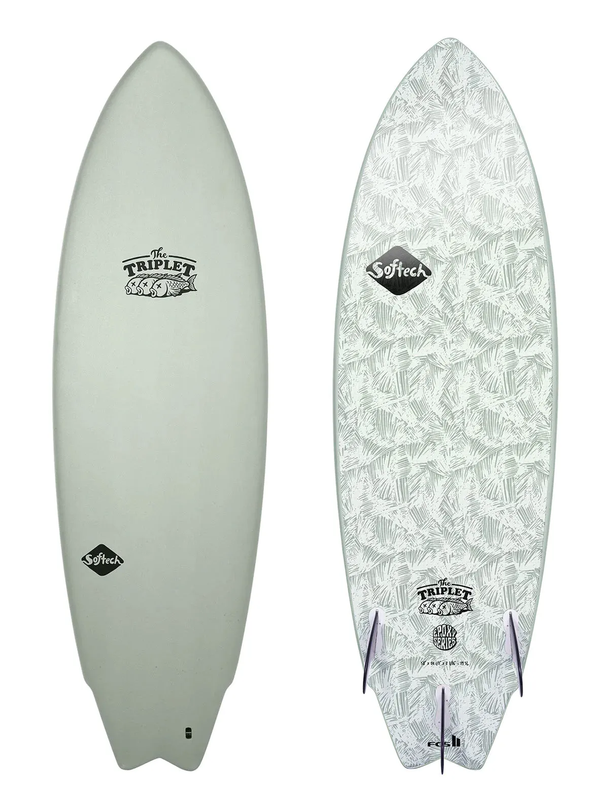 Softech 5'8" The Triplet Palm