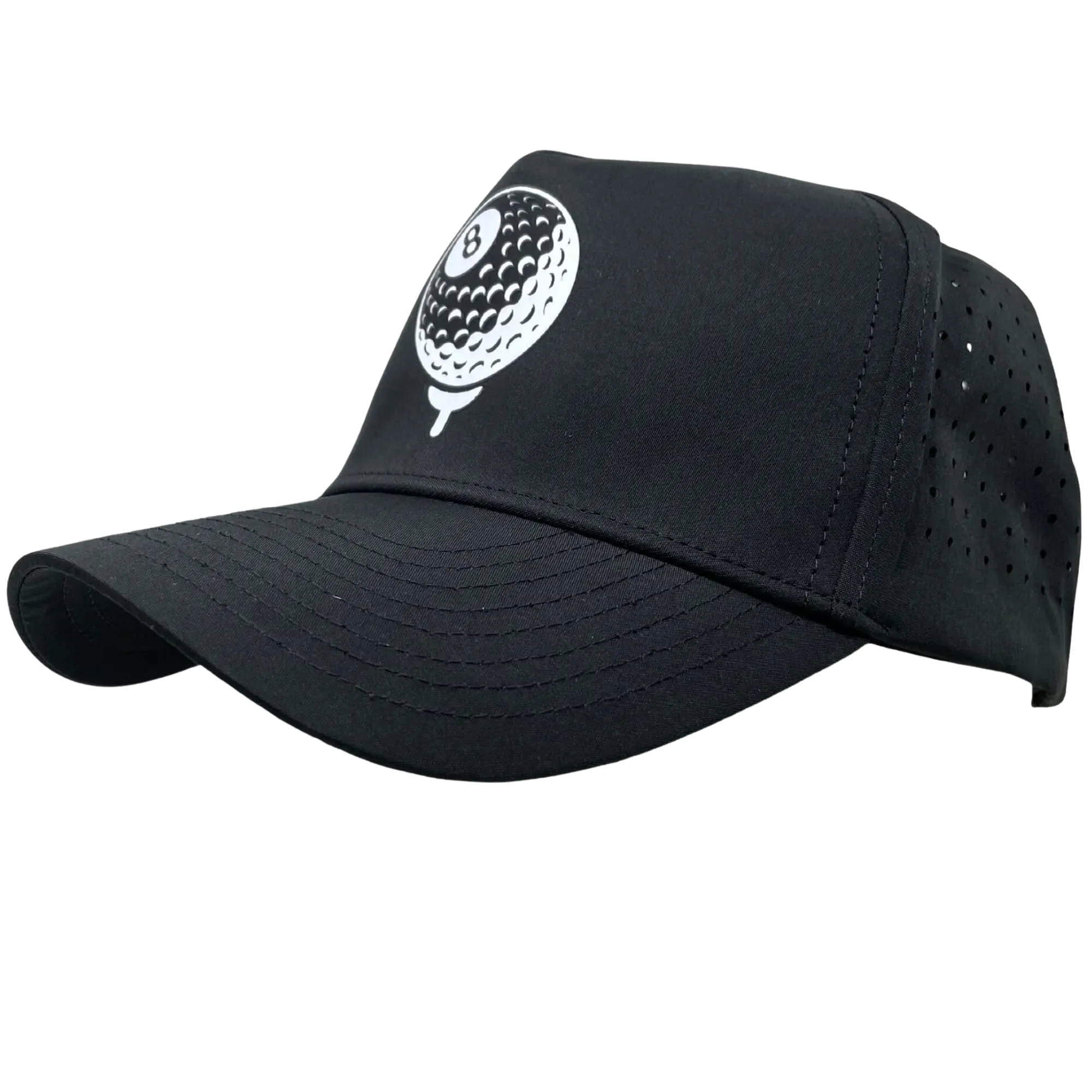 Solid Laser Cut Golf Cap by Funky Junque