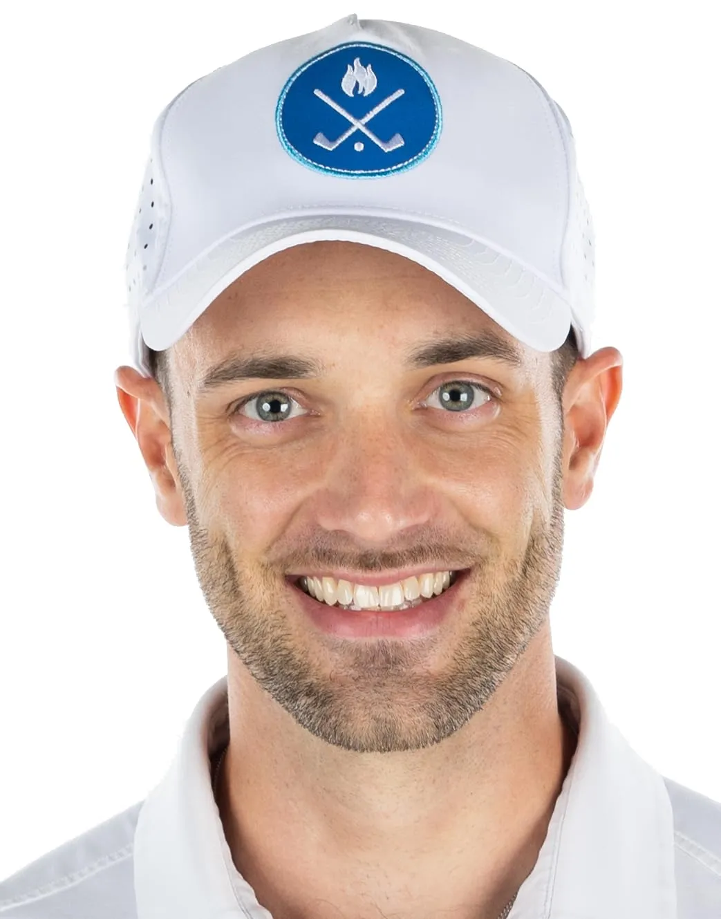 Solid Laser Cut Golf Cap by Funky Junque