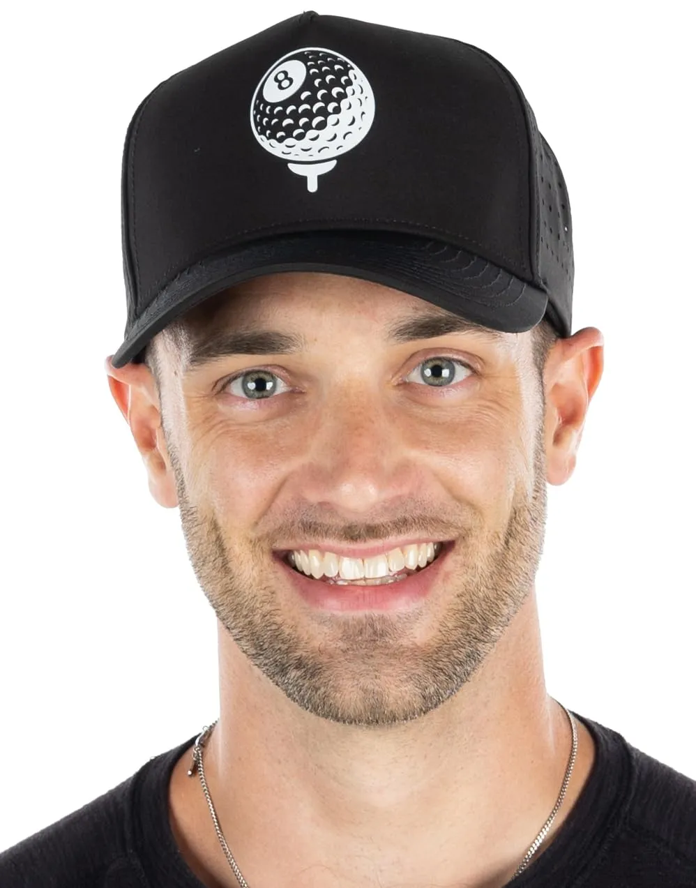 Solid Laser Cut Golf Cap by Funky Junque