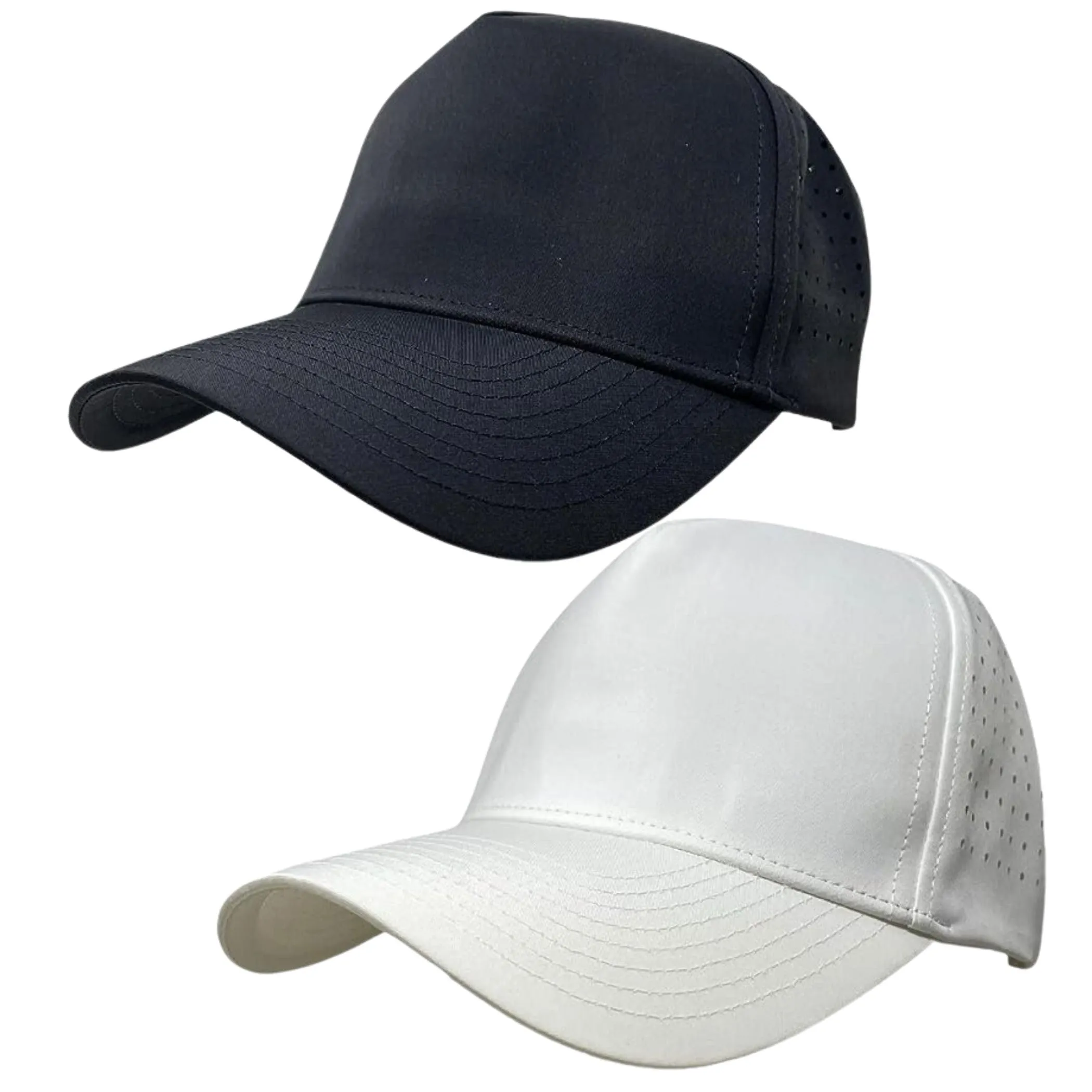 Solid Laser Cut Golf Cap by Funky Junque