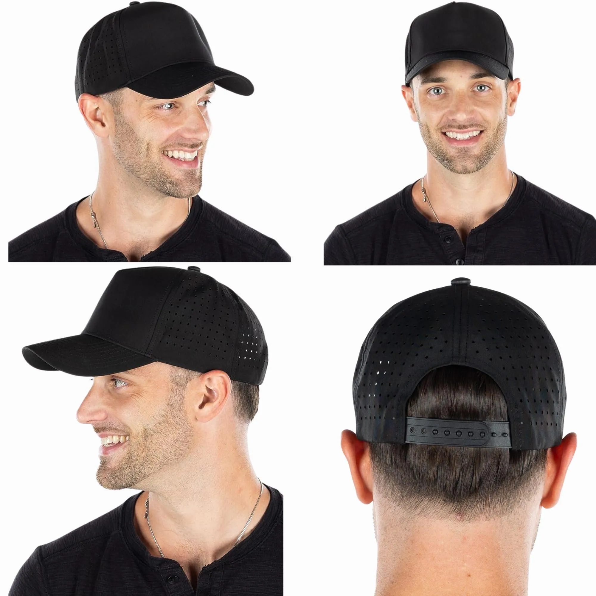 Solid Laser Cut Golf Cap by Funky Junque