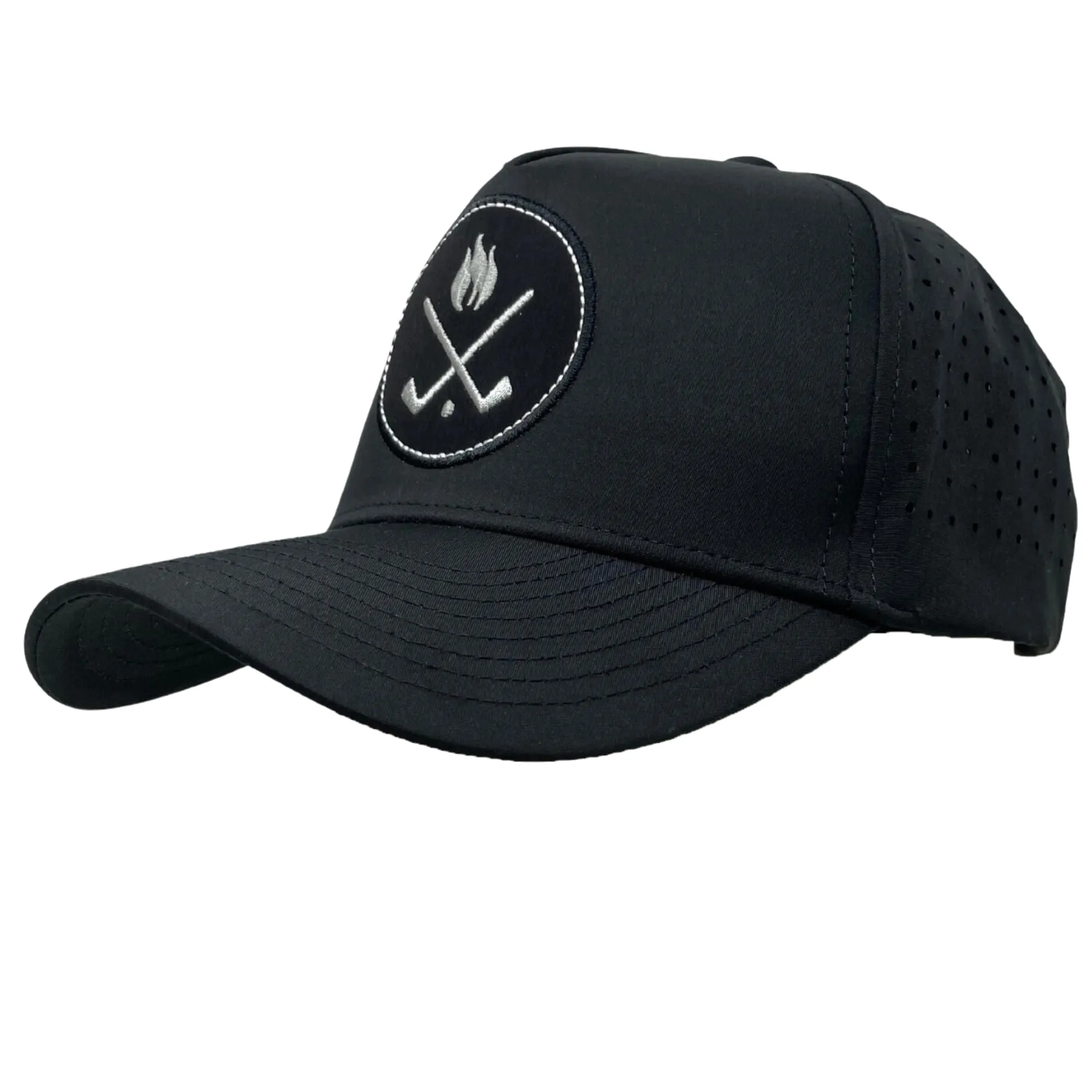 Solid Laser Cut Golf Cap by Funky Junque