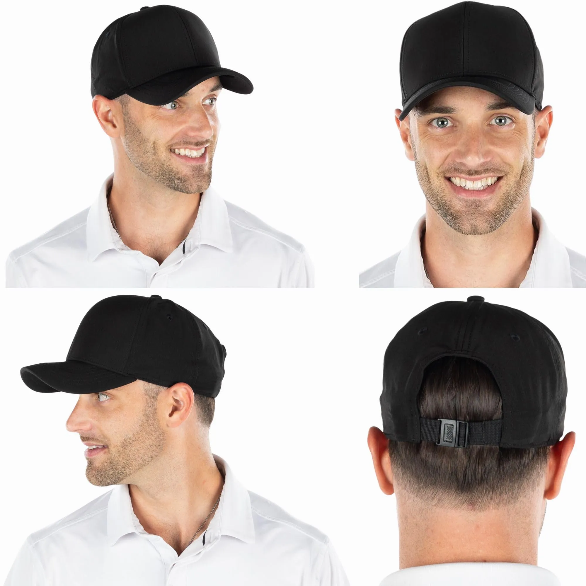 Solids Six Panel Performance Golf Hats by Funky Junque