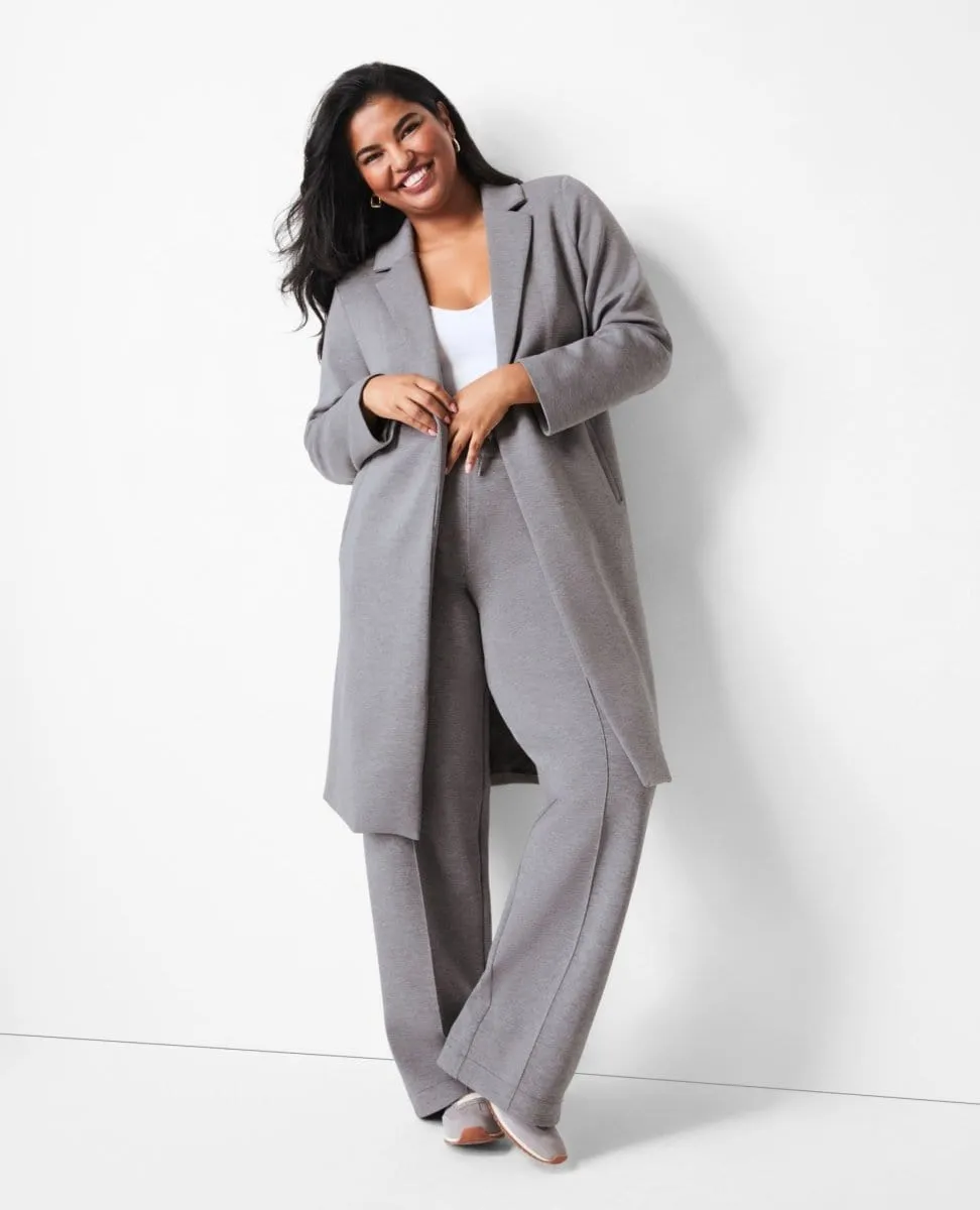 Spanx® Airessentials Long Jacket Heather Grey