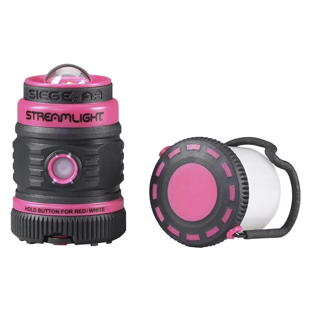 Streamlight Siege AA 200-Lumens Compact Lantern with Magnetic Base - Pink