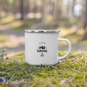 Survivor Enamel Mug