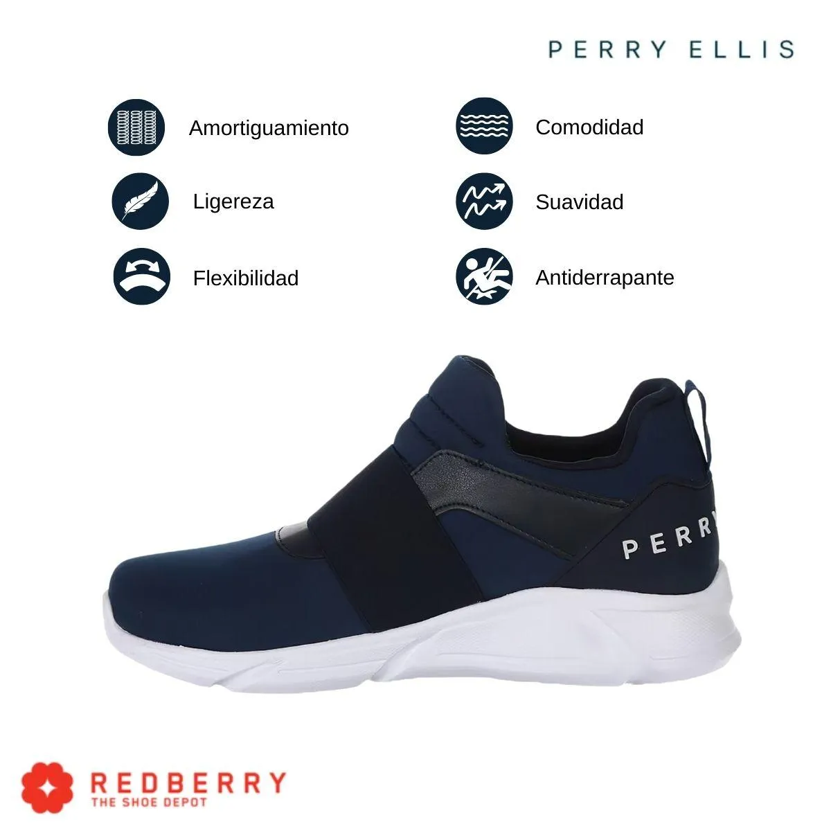 Tenis Perry Ellis Hombre Casual 6661