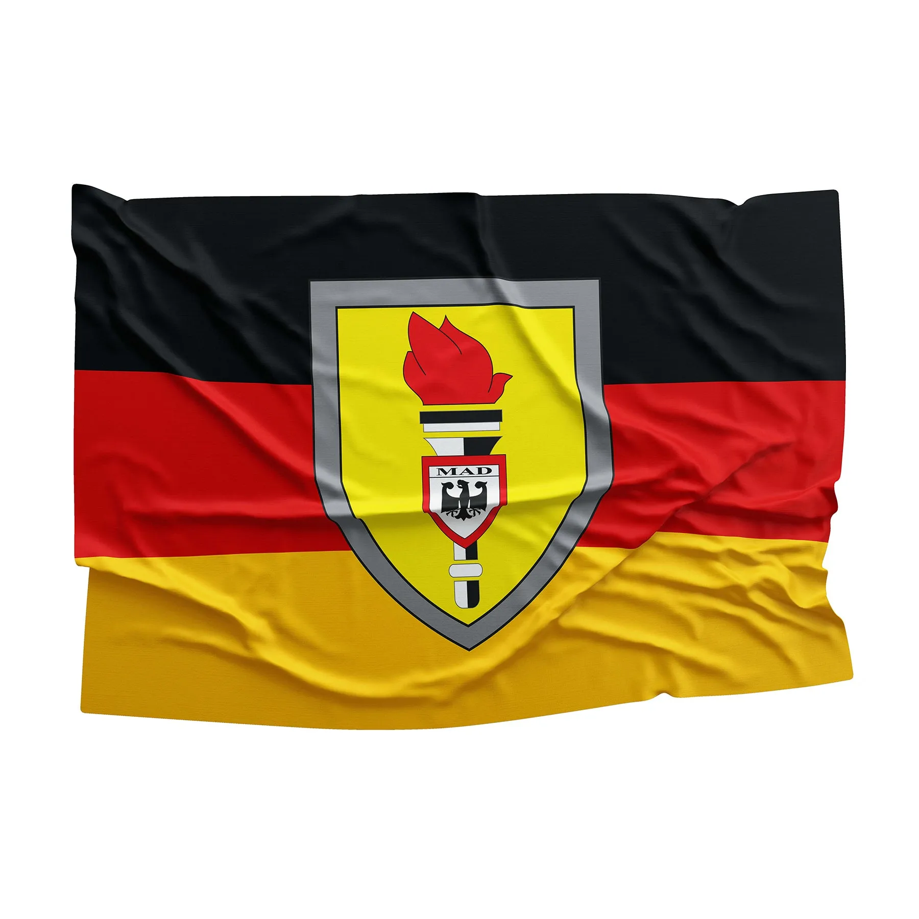 The Militärischer Abschirmdienst (Military Counterintelligence) MAD Flag Banner