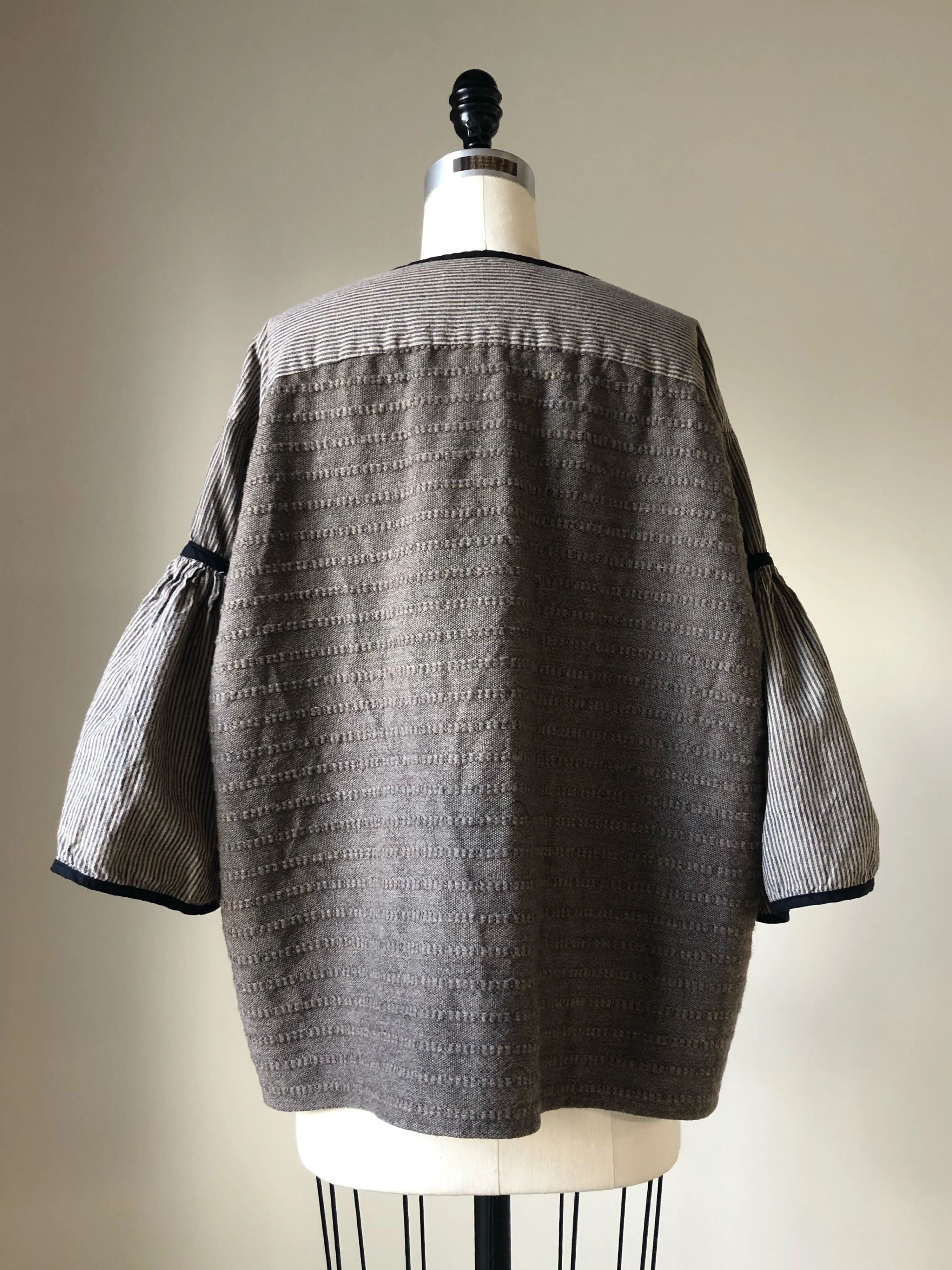 Thistle Hill hand woven sampler top #1