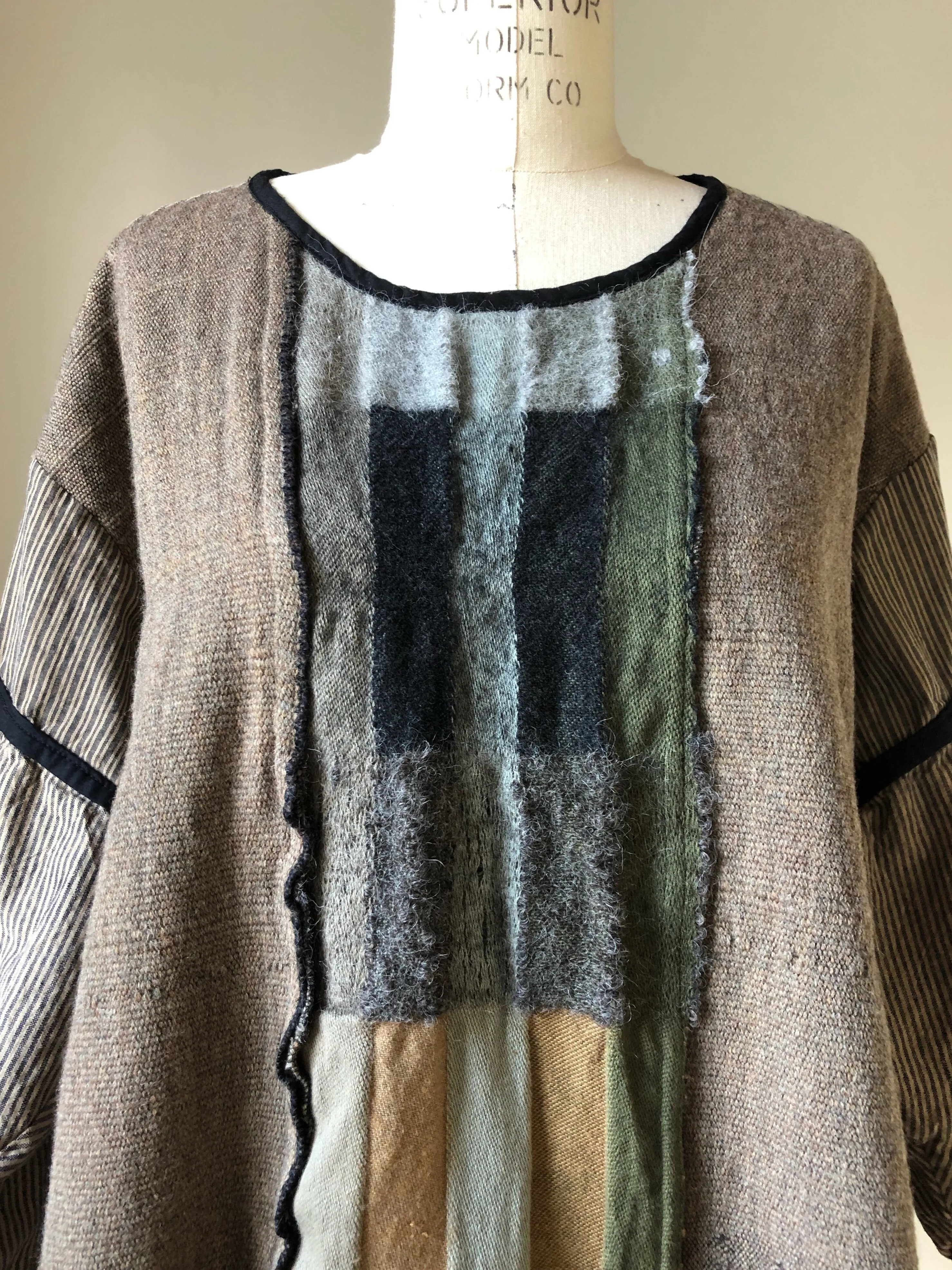 Thistle Hill hand woven sampler top #1