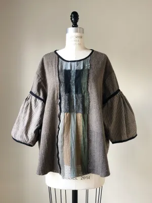 Thistle Hill hand woven sampler top #1