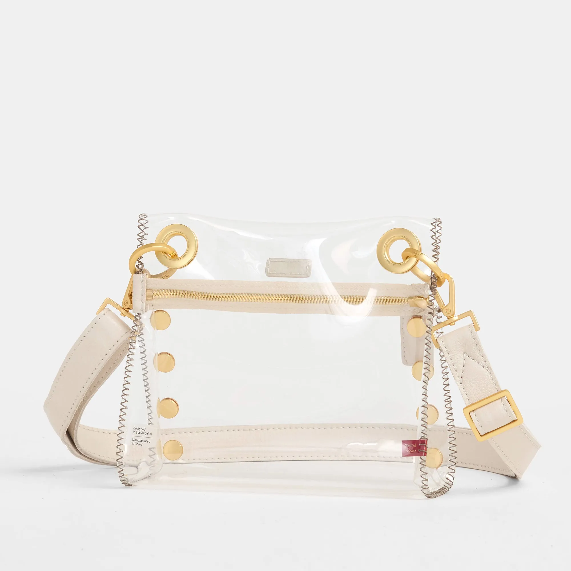 Tony Clear | Calla Lily White/Brushed Gold | Sml