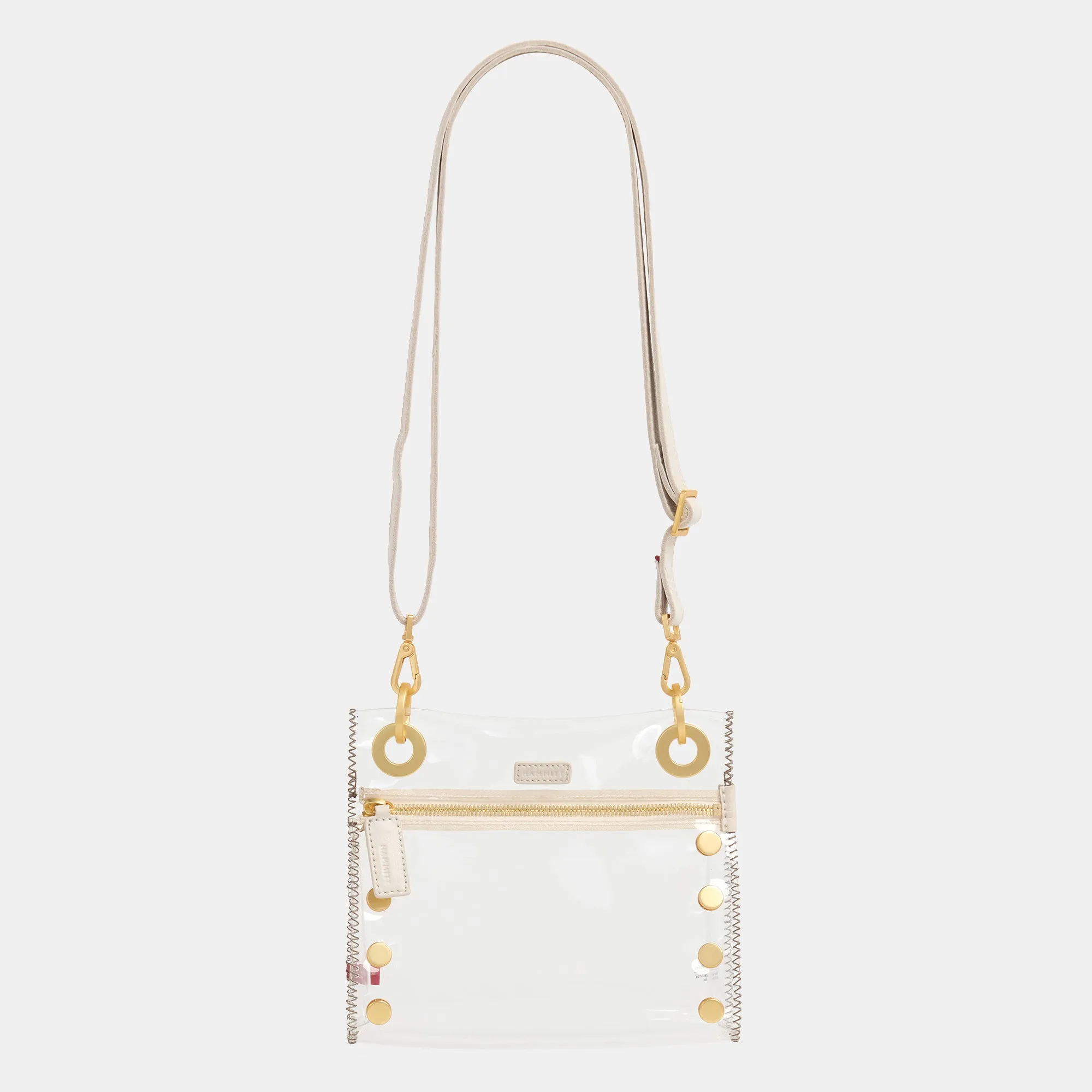 Tony Clear | Calla Lily White/Brushed Gold | Sml