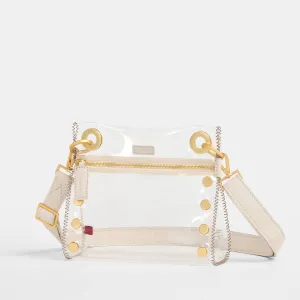 Tony Clear | Calla Lily White/Brushed Gold | Sml