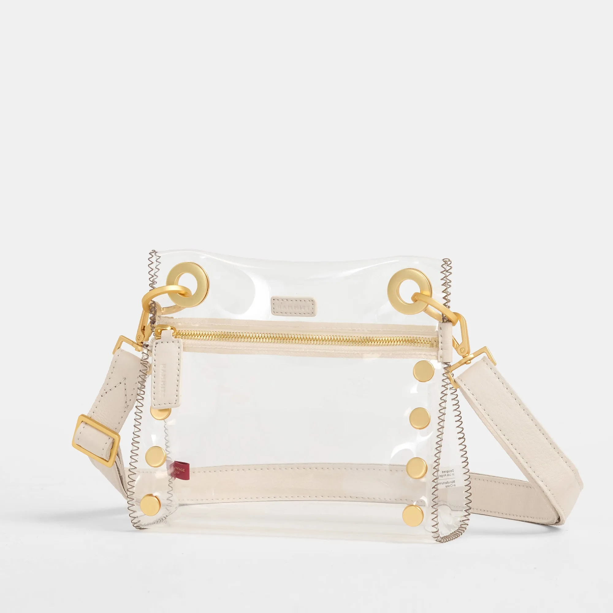 Tony Clear | Calla Lily White/Brushed Gold | Sml
