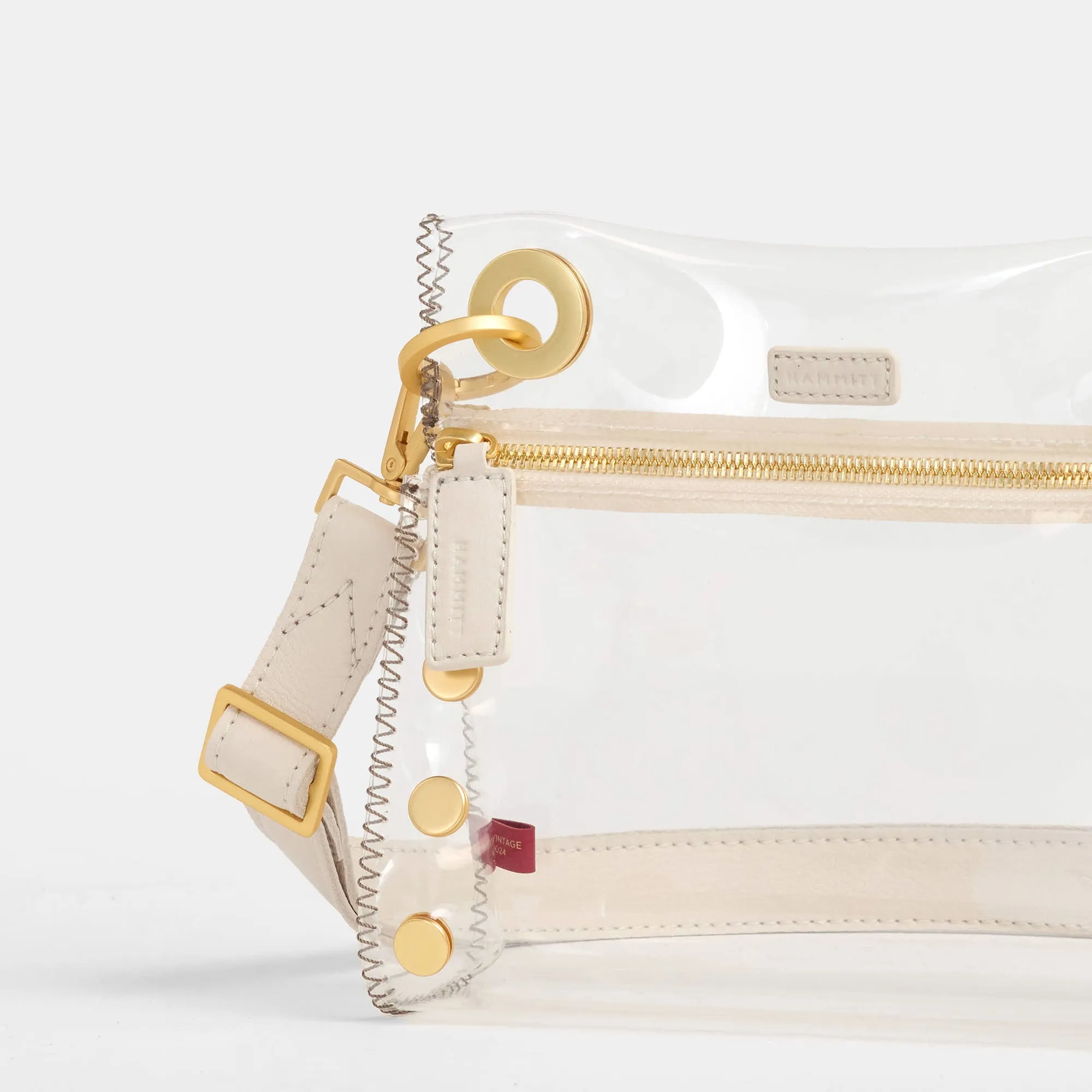 Tony Clear | Calla Lily White/Brushed Gold | Sml