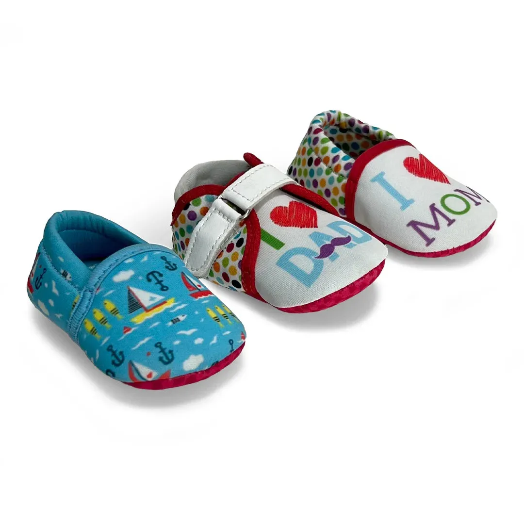 TOOTSIES - White Unisex Baby Newborn Pack Of 4 Gift Set Booties