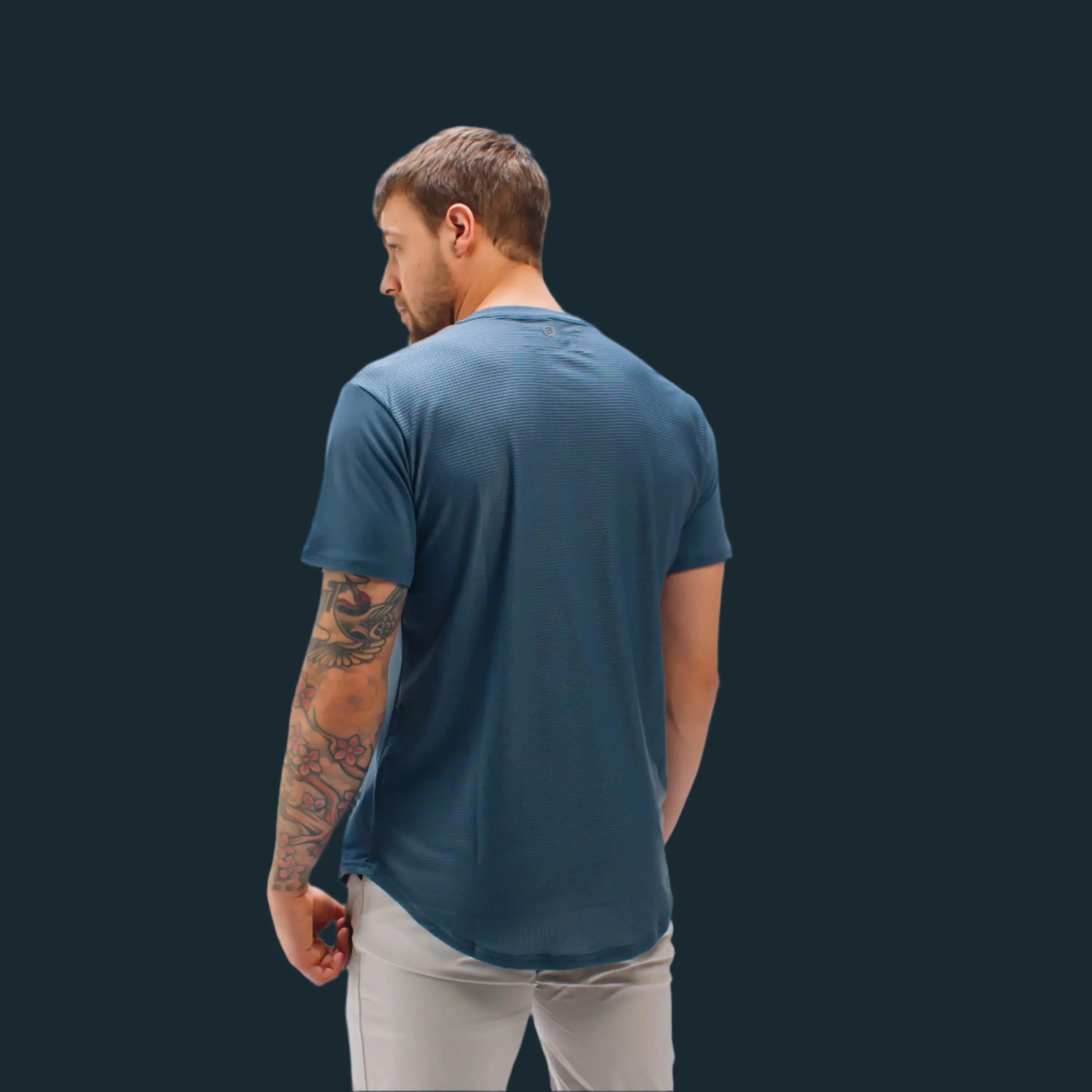 Total War Battle Short Sleeve - Slate Blue