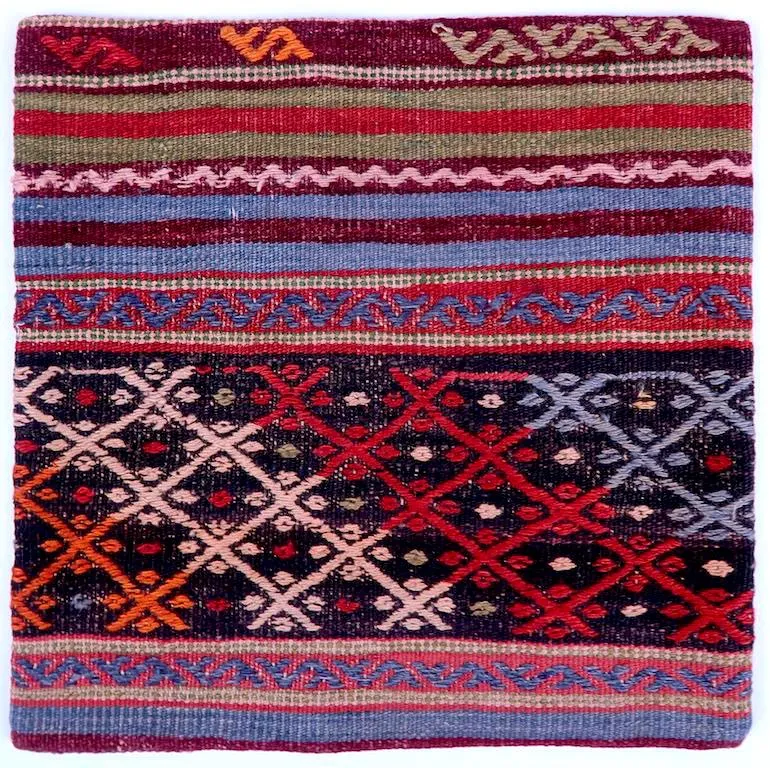 Vintage Kilim Pillow Cover (40-50 years old)