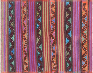 Vintage Turkish Kilim - 5' x 6'4"