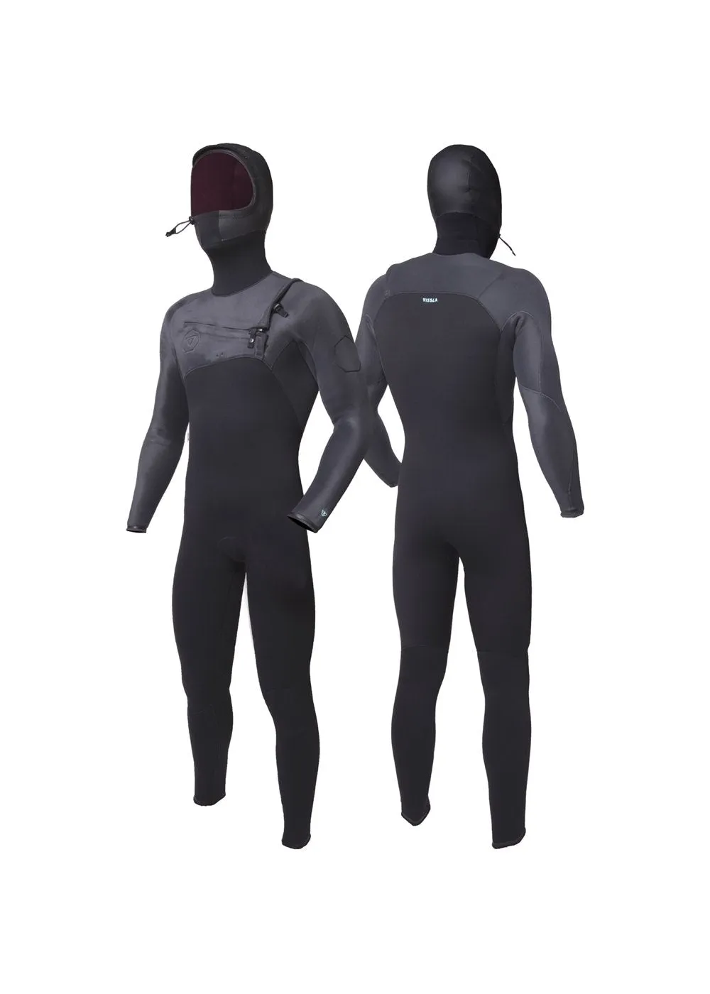 VIssla High Seas II 4-3 Hooded Chest Zip Full Wetsuit