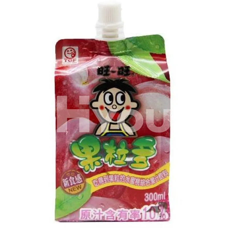 Want Want Fruity Juice Drink Peach Flavour 250ml ~ 旺旺果粒多 蜜桃汁 250ml