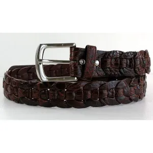 Woven Crocodile Mens Belt
