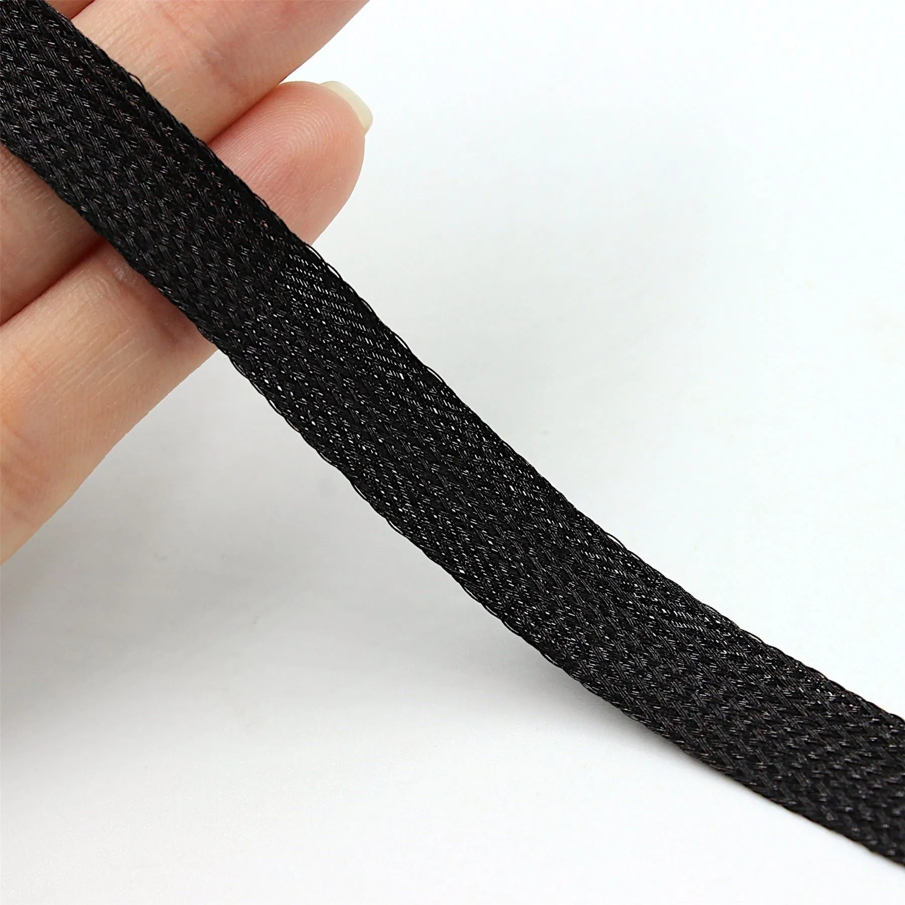 Woven Metallic Flat Braid 12mm 5018
