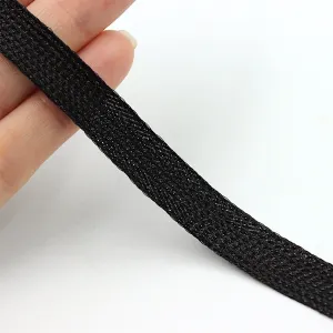 Woven Metallic Flat Braid 12mm 5018