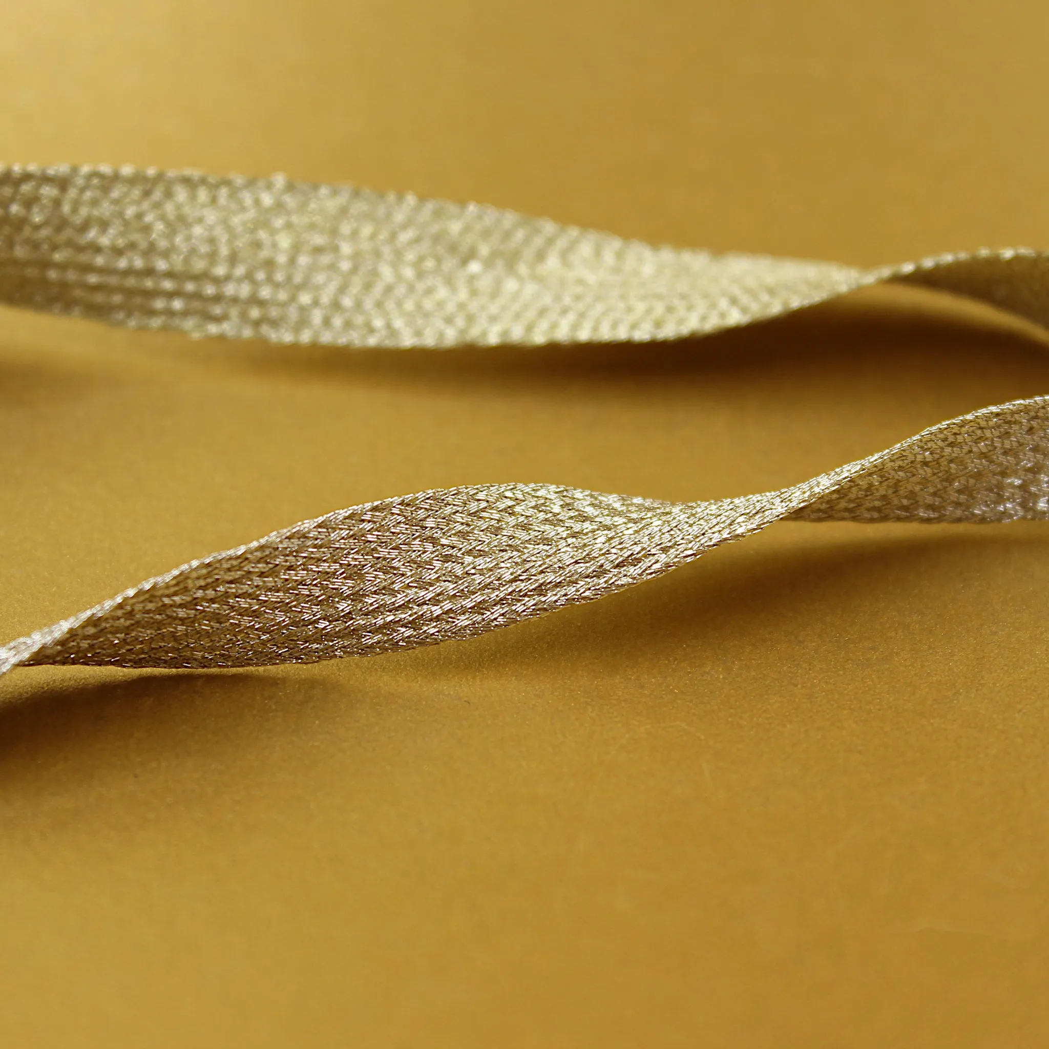 Woven Metallic Flat Braid 12mm 5018