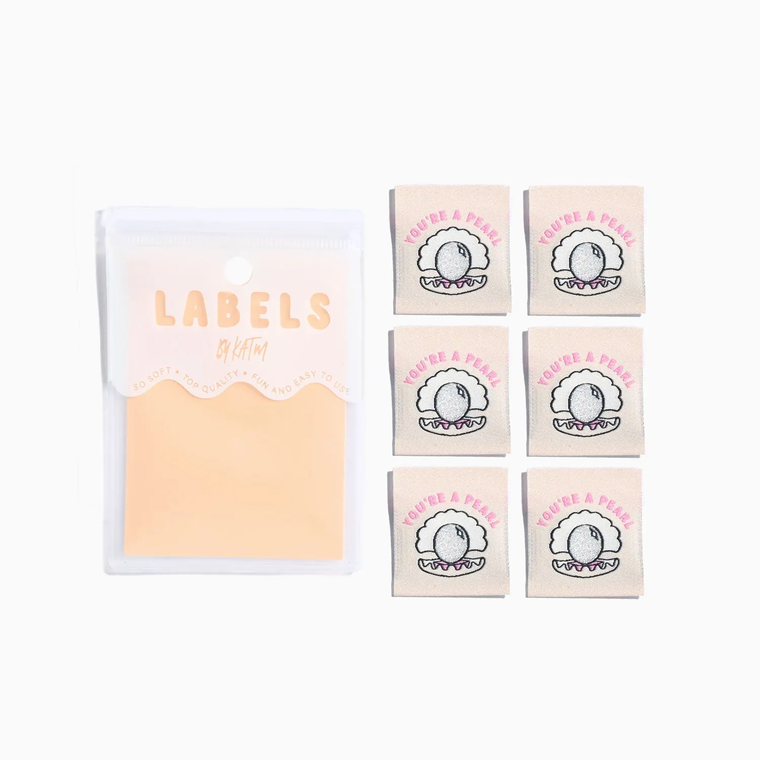 You're a Pearl ~ 6 Sew-in Labels